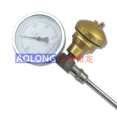 帶熱電偶/熱電阻雙金屬溫度計